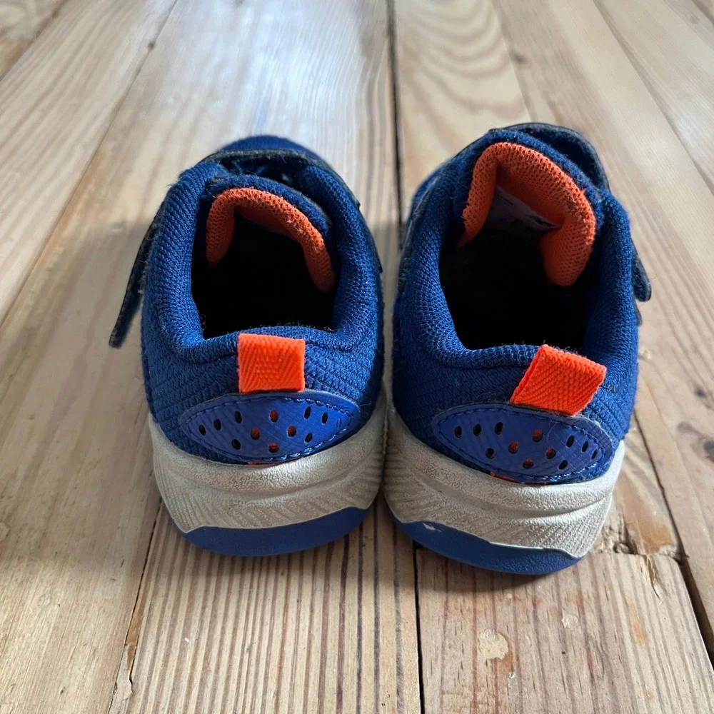 New Balance 545 Toddler Sneakers Blue‎ Orange Size 5 months US Kids casual Shoe